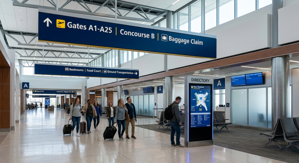 Signage in New Airport2